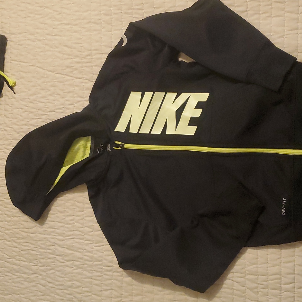 Nike zip up hoodie, youth M